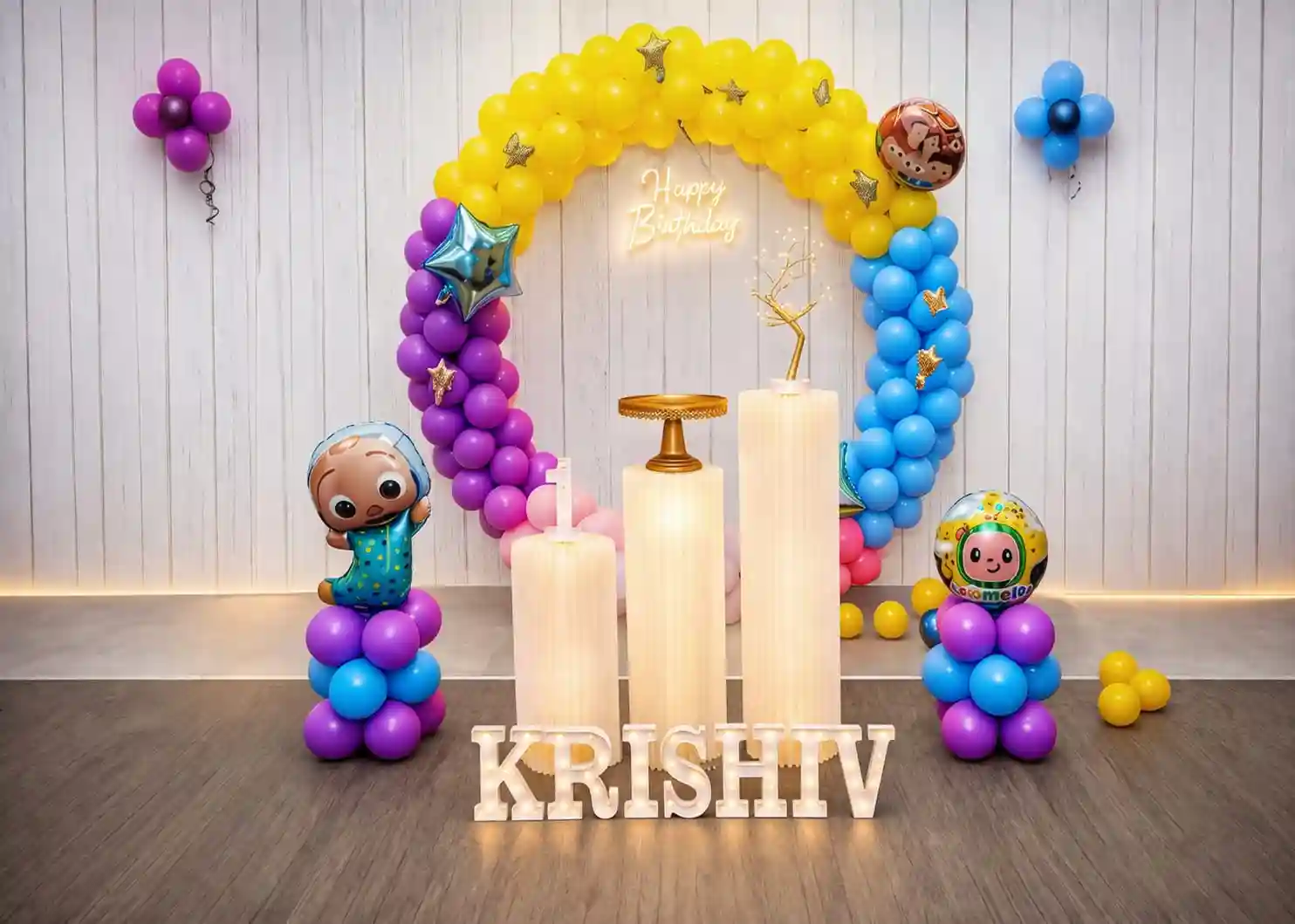 Cocomelon Theme Star Ring Decor